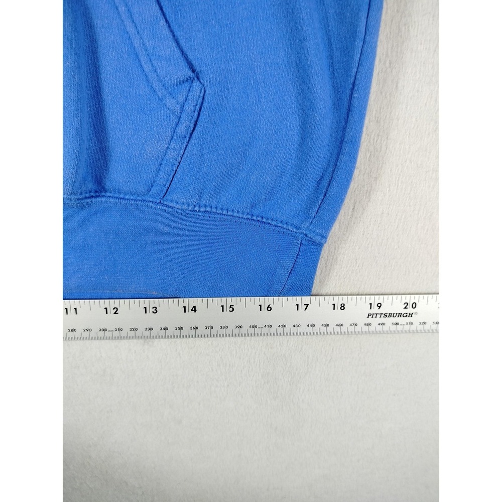 Vintage Duke Blue Devils Hoodie Mens Medium Blue Basketball Fleece TRT Classics - Picture 9 of 9